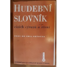 Emil Votoček - Hudební slovník cizích výrazů a rčení